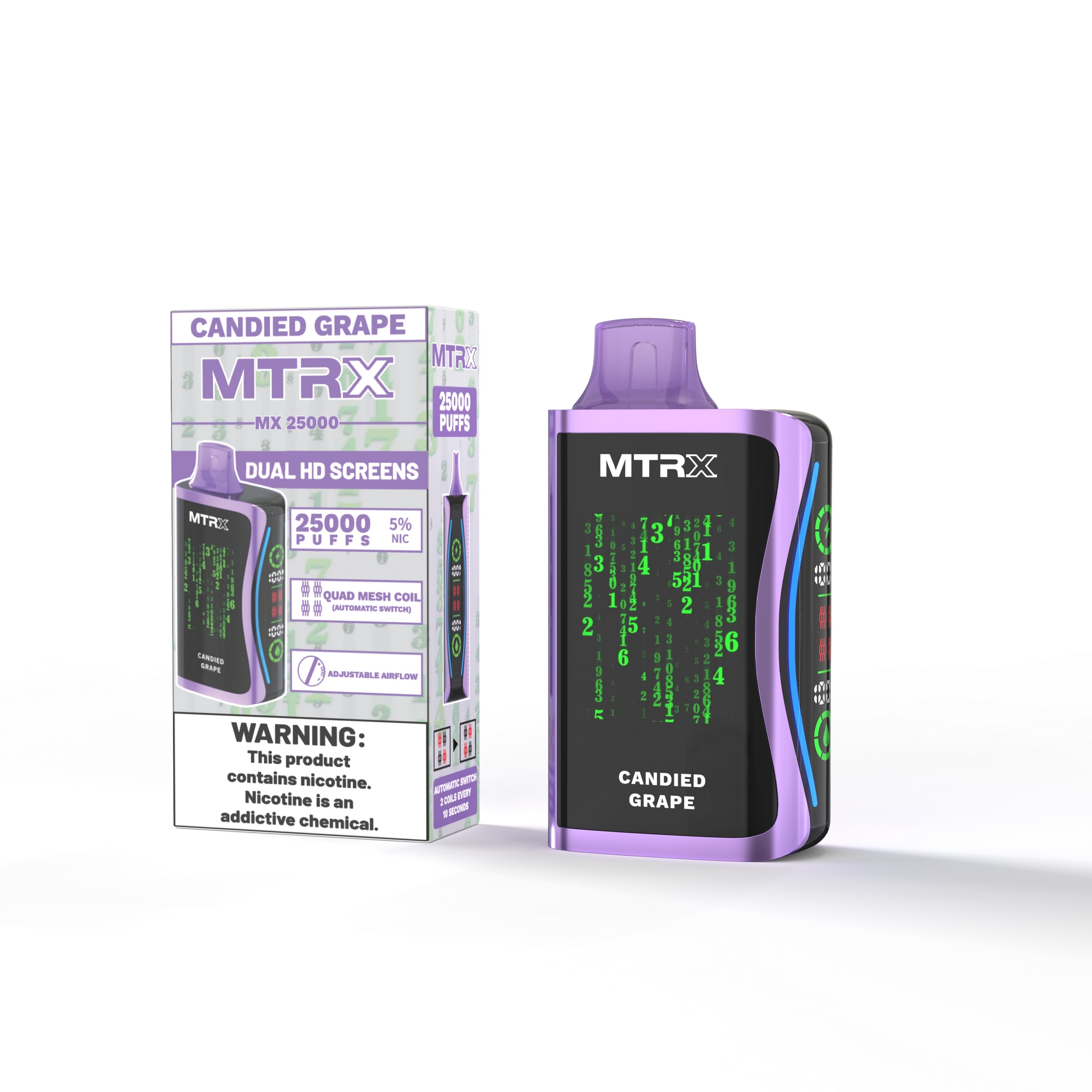 MTRX MX 25000 Disposable 5%, Mtrx 25k, Mx25000, Mx25k